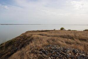 panorama fotos a partir de a natureza reserva do Jurilovca comuna dentro tulcea, romênia