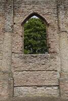 arruinado igreja, ruínas do uma Igreja este estava uma vez atingido de relâmpago dentro oude Niedorp, a Países Baixos foto