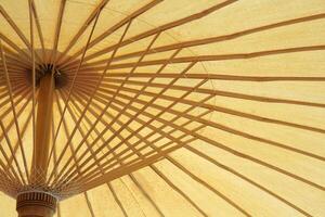 Sol guarda-chuva, linhas, padrões, koh Samui ilha, Tailândia foto