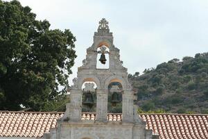 Sino e Cruz do uma Igreja foto