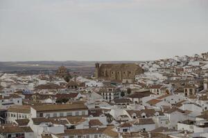 Visão geral em a cidade antequera dentro sul Espanha foto