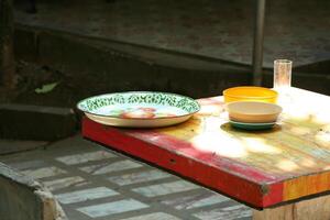 tailandês Comida dentro a rua, Tailândia foto