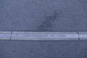 memorial do a Berlim parede, leste e oeste Berlim, Alemanha foto
