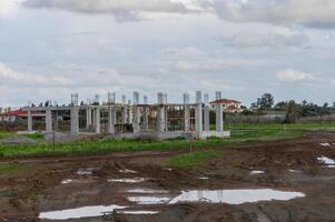 construção do uma residencial complexo dentro Chipre perto a mar 1 foto