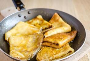 crepes Suzette fechar-se foto