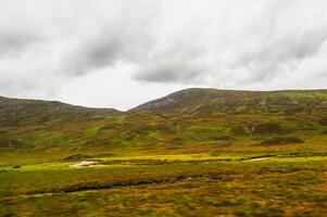 escocês Planícies panorama Kingussie para pitlochry foto