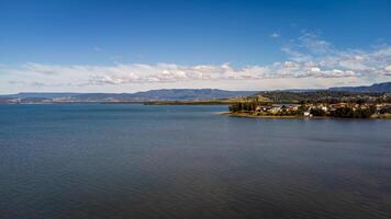 aéreo Visão do lago Illawarra foto