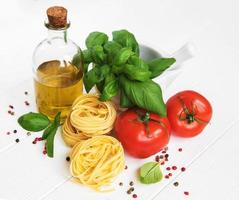 ingredientes alimentares italianos foto