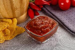 picante mexicano molho salsa mergulho foto