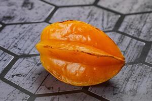 tropical doce delicous fruta - carambola foto