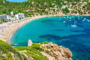 ibiza cala de sant vicente Caleta de san vicente de praia turquesa água foto