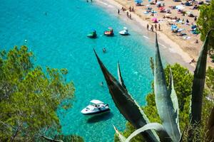 ibiza cala de sant vicente Caleta de san vicente de praia turquesa água foto