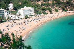 ibiza cala de sant vicente Caleta de san vicente de praia turquesa água foto