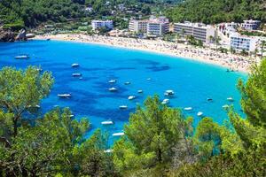 ibiza cala de sant vicente Caleta de san vicente de praia turquesa água foto