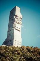 monumento comemorativo primeiro batalha do segundo mundo guerra e polonês defesa guerra foto