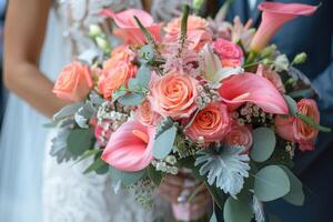 nupcial Casamento ramalhete flores profissional fotografia foto