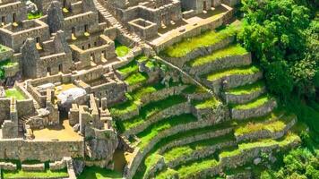 Machu picchu, Peru. aéreo Visão foto