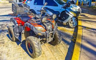 porto escondido Oaxaca México 2023 quad bicicleta bicicletas atv patinetes motocicletas motos ao ar livre dentro México. foto