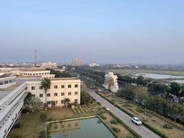 lindo localização Visão do Kolkata dentro a manhã foto
