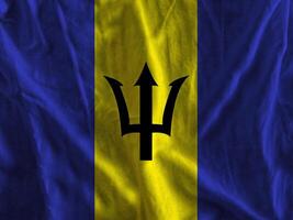 barbados bandeira com textura foto