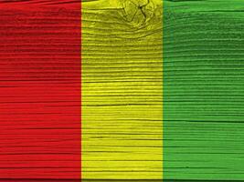 Guiné bandeira com textura foto