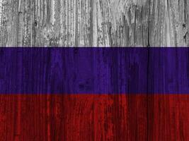 Rússia bandeira com textura foto