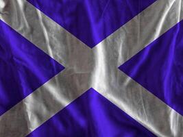 Escócia bandeira com textura foto