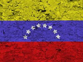 Venezuela bandeira com textura foto