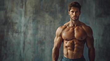 homem dentro tanque topo posando para cenário foto