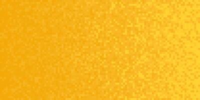 laranja amarelo desatado amalucado gradiente fundo. mosaico pixel arte textura. horizontal pixel gradiente pano de fundo. foto