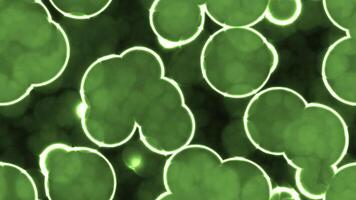 verde luminescente brilhando células desatado fundo texturas foto