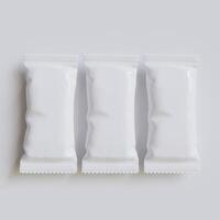 proteína Barra embalagem branco cor e realista render foto