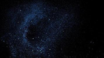 respingo azul brilho mágico estrelas cintilantes respingo de pó vintage preto escuro foto