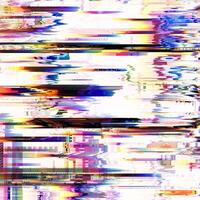 branco e cinza único glitch texturizado sinal abstrato pixel abstrato erro glitch foto