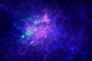 nebulosa azul escuro brilho universo estrela roxa na galáxia horizontal do espaço sideral no espaço. foto