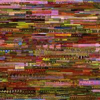 amarelo único glitch texturizado sinal abstrato abstrato pixel glitch error foto