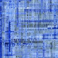 azul escuro único glitch texturizado sinal abstrato abstrato pixel pixel glitch error foto