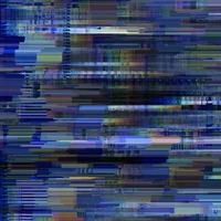 azul escuro único glitch texturizado sinal abstrato abstrato pixel pixel glitch error foto