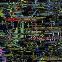 colorido único glitch texturizado sinal abstrato abstrato pixel glitch error foto