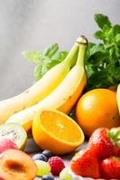 frutas e frutas frescas variadas
