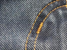 fundo de textura de tecido jeans azul foto