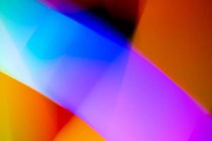 sobreposição de movimento de luz de néon colorida foto
