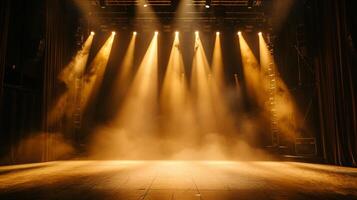 desempenho pódio etapa mostrar com luminária luz brilho brilhante show foto