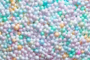 abstrato pastel doce adorável espuma colorida fundo de bolhas foto