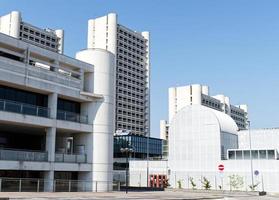 vista dos edifícios do centro de exposições de Bolonha. fiera di bologna. Itália foto