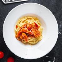 espaguete molho de tomate macarrão refeição saudável fundo