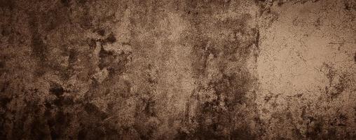fundo de textura suja vintage marrom de parede de concreto foto