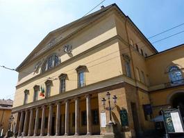 parma, itália, 2016 - teatro real em parma. teatro regio. foto