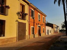 vistas da vila de anahuir, espanha foto