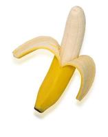 cacho de bananas, isolado no fundo branco foto